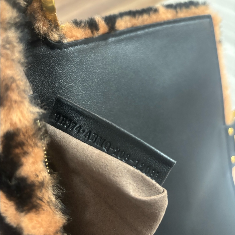 Fendi Shearling Vitello Dolce Marco FF baguette Bag - Picture 6 of 12